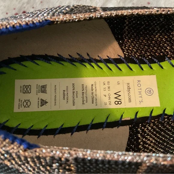 NWOT Rothy’s metallic flats - Picture 6 of 6